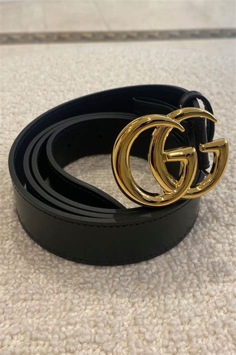 gucci marmont leather logo belt|Gucci Marmont belt shiny buckle.